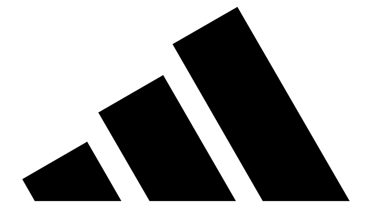 Adidas Logo schwarz